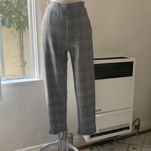 Veronica M gray plaid pants BNWT